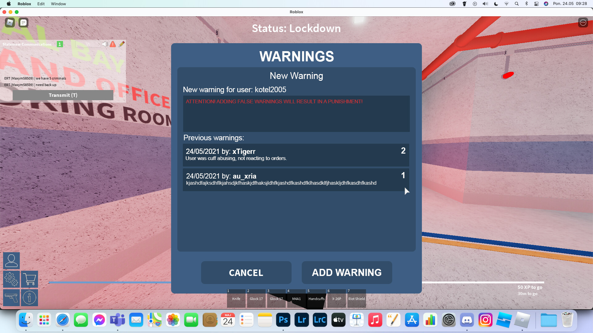Introduce a warning GUI for DW/W+ - Feature Requests - Stateview Forums